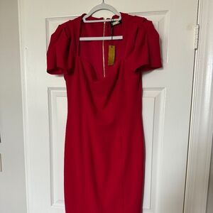 Alexia Admor Raina Draped Sleeve Portrait Dress